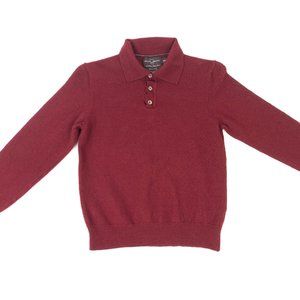 3/$25 Black Brown 1826 Italian Merino Wool Sweater Medium 7-8